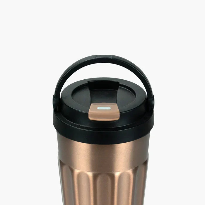 Tyeso 400ML/500ml Vintage Vacuum Flasks Insulated Coffee Mug 304 Stainless Steel Portable Travel Cup Handheld Thermos Hot Cold