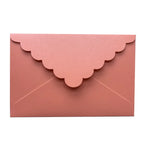 10Pcs Creative Wave Pattern Pearlescent Triangle Envelope Letterhead Special Design Envelope Dropshipping 11*16cm