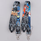 Anime Character Strap Lanyard for Key ID Card Charm Strap Badge Holder DIY Cool Hang Rope Keyring Accessories Gifts Cosplay