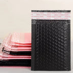 50-10PCS Black/Pink/White Bubble Mailers Delivery Package Packaging Small Business Supplies Bubble Envelopes Packing Bag Mailer