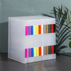 Transparent Thicken A4 File Box Plastic Office Document Sorting Storage Box Buckle Design Book File Archive Seal Boxes Organizer