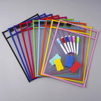 File Set Hanging Set Storage Bag Pet Transparent Dry Erase Bag Document Holder Clear Plastic Organizer Pouch