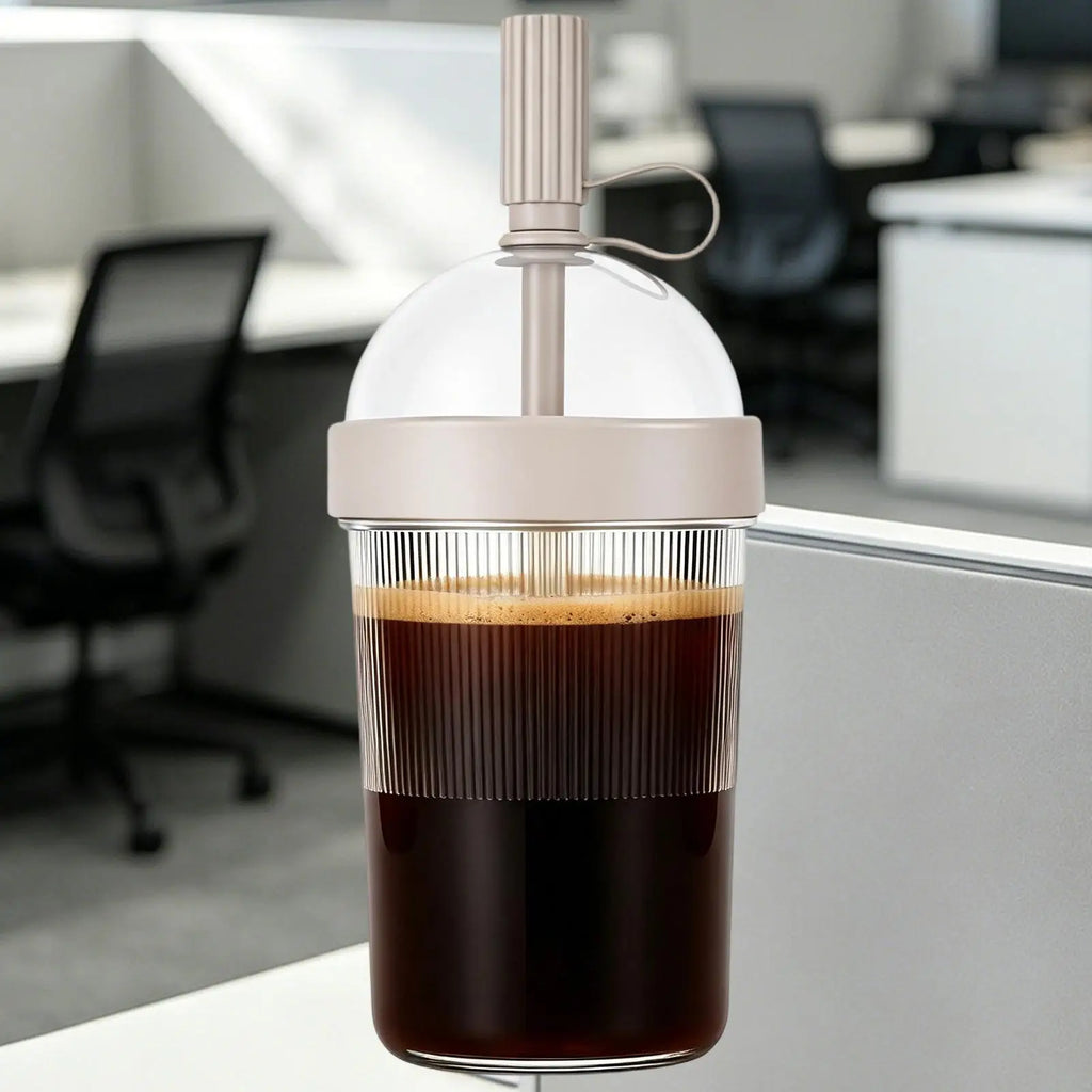 Reusable Coffee Cups with Lids 17oz Tumbler with Straw Tea Mug with Straw for Women Men Travelers Students Home Office Gym
