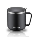 400ml 304 Stainless Steel Coffee Mugs Portable Cups Heat Insulation Anti-fall Thermos Mug Home with Cover and Handle Mug