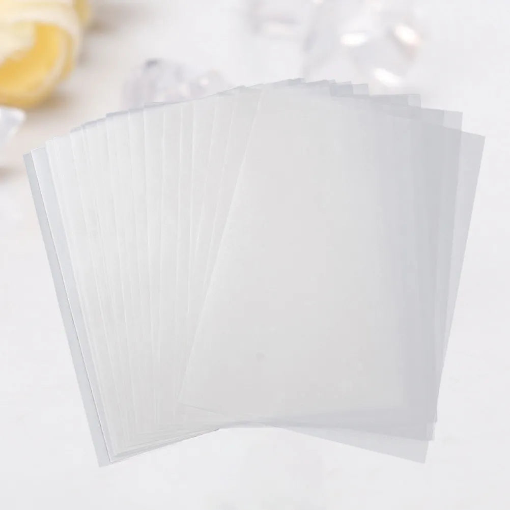 60Pcs Paper Tracing Paper Set Fade Resistant Translucent for Engineering Drawing Calligraphy Copy Sketching Art