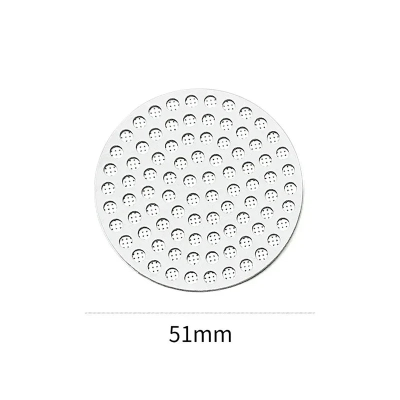 51/53/58mm Coffee Puck Screen 304 Stainless Steel Double Layer Fine Filter Screen for Portafilter Barista Espresso Accessories