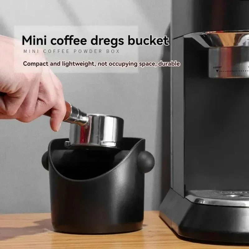 Coffee Grounds Waste Bucket Knock Box For Espresso Machine Handle Coffee Dregs Container Powder Recycling Bin Home Cafe Barista