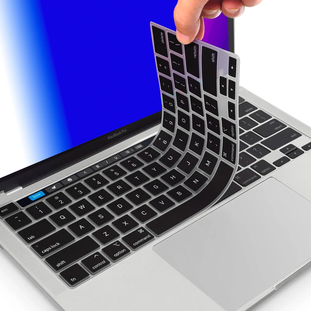 Compatible with MacBook Pro 13 Keyboard Cover A2289/A2338/A2251&MacBook Pro 16 Keyboard Cover A2141 Thin Protector for Touch Bar