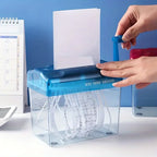 Small Hand-Cranked Shredder - Non-Electric Practical Tool for A4/A6 Paper, Household Paper Shredding Solution
