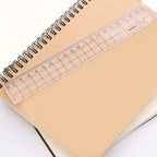 20CM Minimalist Unprinted Straight Edge Transparent Square Acrylic Plastic Multifunctional Student Scale Stationery Supplies