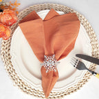 Set of 6 Cotton Dinner Cloth Napkins 30x45cm Soft Washable Perfect for Weddings Parties Christmas Birthdays and Family Gathering
