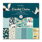 12Sheets Crane Craft Paper Pads Cutting Dies Art Background Origami Scrapbooking Card Making
