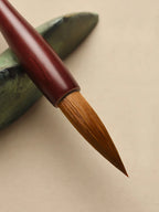 3 Pcs/set Luxurious Redwood Calligraphic Writing Brush L/M/S Weasel Wool Hair Chinese Painting Brush Suit for Learning Exercises