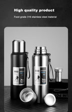 Large Capacity Cold Thermal Thermos Tumbler Stainless Steel Insulated Tea Coffee Water Bottle Insulation Flask Pot Travel Mug