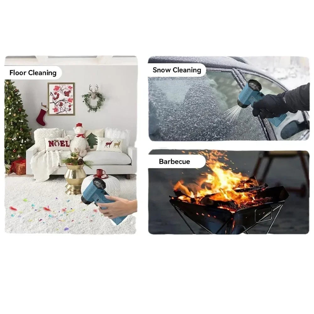 880000RPM Air Blower Powerful  Mini Turbo  Fan ,10000mAh 600g Thrust 70m/s Wind Brushless Duster leaf Removal Dryer keyboard