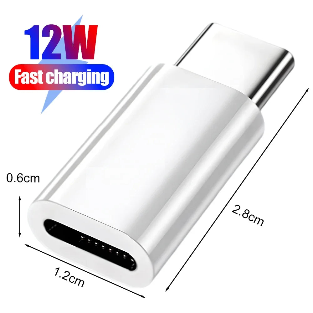 5-1Pcs Lightnning Female To Type C Male Adapter for iPhone 17 16 15 Samsung USB C Charging Converters IOS To Type C Converter