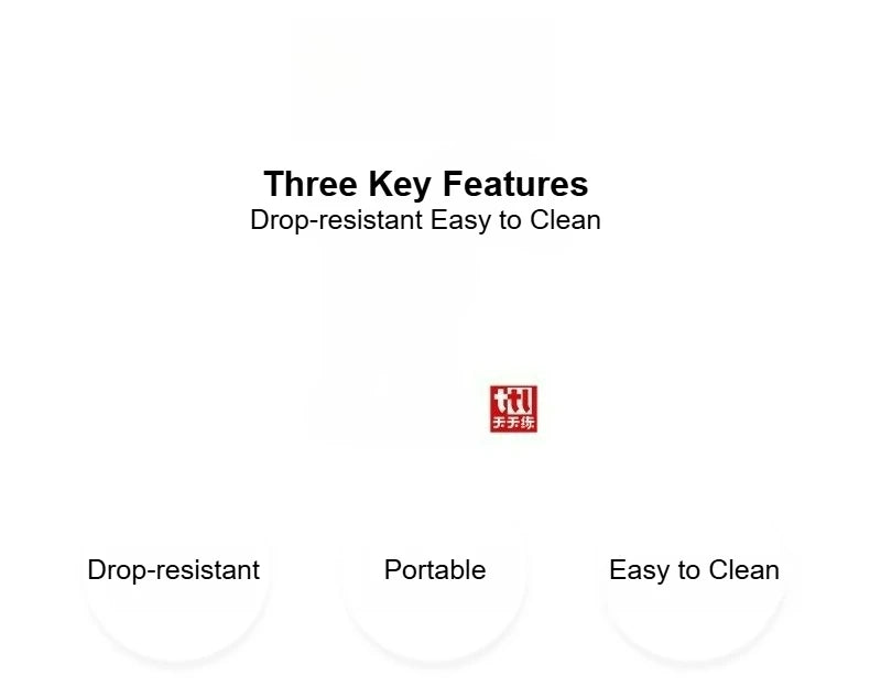 Multi-functional Inkstone Holding and Grinding Ink Anti-drop Portable Easy Clean Both Sides Usable Stationery for Students
