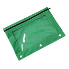 Zippered Binder Pencil Pouch Pen Case Stationery Multicolored B5 File Holder PVC With 3 Rings Pencil Case Folder File Package