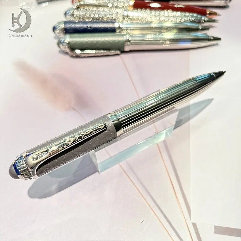 Luxury Back to School Gift Metal Twist Action Heavy Ballpoint Pen for Jewelry Watch