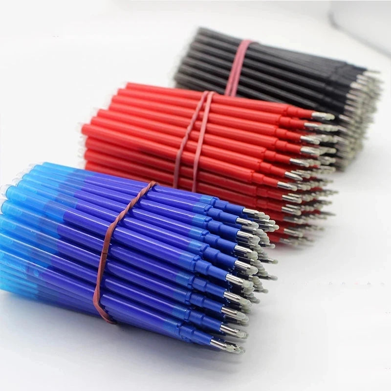Pilot Frixion Pen Erasable Gel Pen Set 0.5mm Blue/black/red Replaceable Refill Student Writing Tool Supplies Japanese Stationery