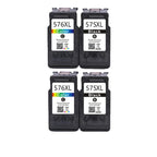 Remanufactured 575 XL 576 XL PG575 CL576 PG-575 CL-576 Ink Cartridge for Canon PIXMA TS3550i TS3551i TR4750i TR4751i Printer