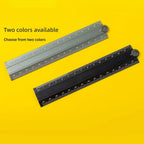 High Quality 30cm Folding Ruler Aluminum Alloy Multifunctional Stationery Ruler Drawing Measuirng Tool Metal Ruler Students