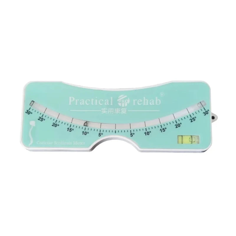 Scoliometer Medical Evaluation Measuring and Testing Meter for Diagnosis of Back and Spine Scoliosis in Adults Child Protractor