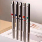 New Moonman B25 Fountain Pen Stainless Steel Imported F nib Ink Absorber Dual purpose Design high-end Office Stationery Supplies