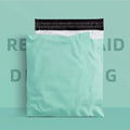 Environmentally friendly custom printing logo, luxurious matte white plastic mailing envelope, polyethylene shipping bag 50pcs