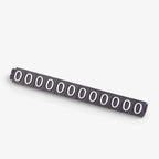 5pcs Price Cubes Adjustable Letter Snap Number Digit Stick Phone Watch Jewelry Snack Food Counter Display Stand Sign Tags