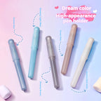 Pilot Kakuno Fountain Pen,Limited Edition Madoromi White (F/M Nib) for Students, Calligraphy& Daily Writing Japanese Stationery