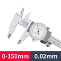 Vernier Calipers 0-150/200mm 0.02mm High Precision Anti-vibration Pachometer Dial Caliper Metal Gauge Ruler Depth Measuring Tool