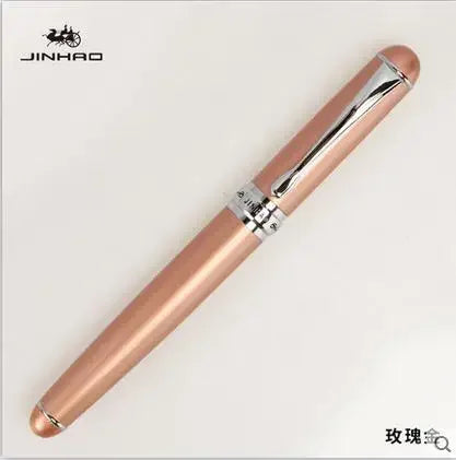 Jinhao X750 Classic Style Silver Clip Metal Fountain Pen 0.5 mm Nib Steel Ink Pens for Gift Office Supplies School Supplies