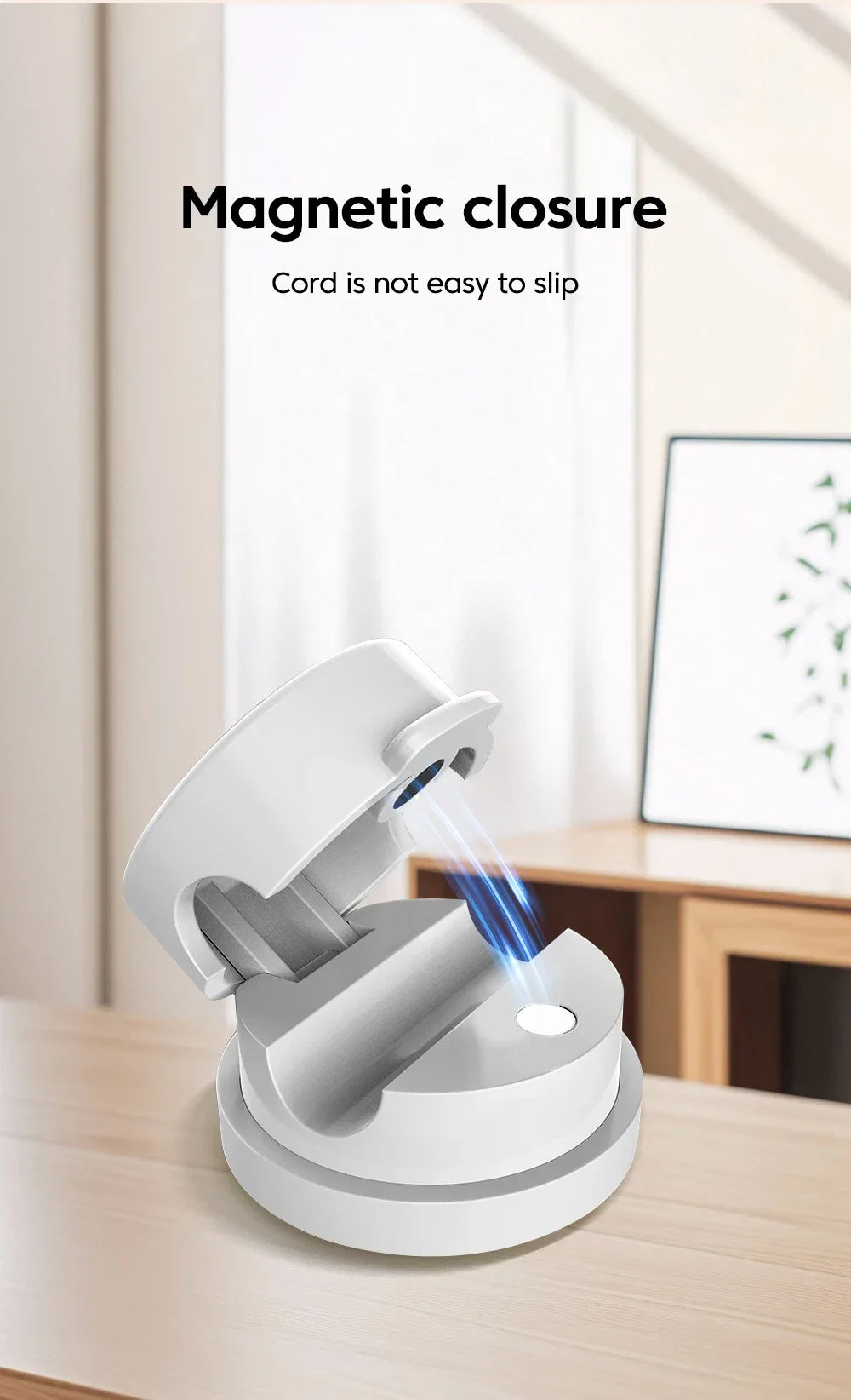 360 Rotation Magnetic Cable Clip Cable Organizer Holder Adhesive Wire Keeper Management USB Charging Line Winder For Home Office
