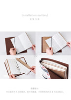 15Sheets Carft Refill Spiral Binder Inner Page Line Blank Craft Grid Inside Paper Stationery