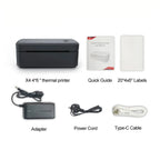 Marklife X4 Thermal Label Printer Portable Printer for 4x6 Mailing Packages Printing Bluetooth & Automatic Label Recognition