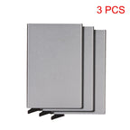 Rfid Metal Credit Card Holder Luxury Men Minimalist Wallet Cardholder Case Bag Business Supplies Card Storage Box Organizer Mini
