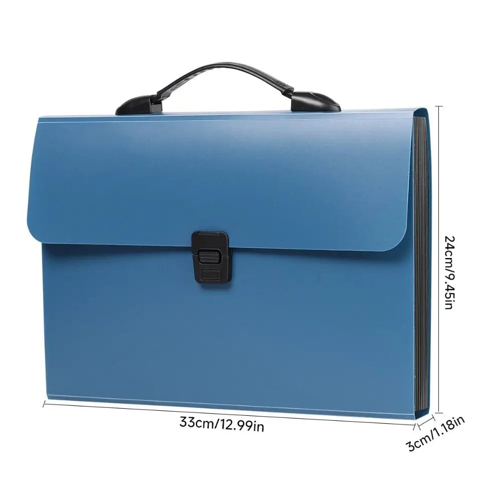 13 Layers Accordion File Folder Portable Large Capacity Document Storage Bag with Handle Waterproof a4 Document Holder School