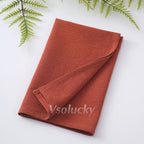 Cloth Napkin 40x40cm Washed Cotton Plain Washed Cotton Soft Rustic Table Napkin for Wedding Christmas Party Daily Family Meals