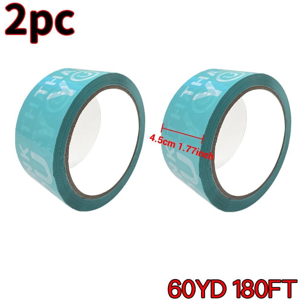 Colorful Smiley Face Thanks Printing Decorative Packaging Tape Express Sealing Gift Packaging Shipping and Packaging