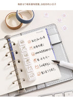 Cute Cat Emoji Stamp Daily Life Work Good Mood Series Cartoon Mini Pattern Stamps for Journaling Planner Diy Scrapbooking Decor