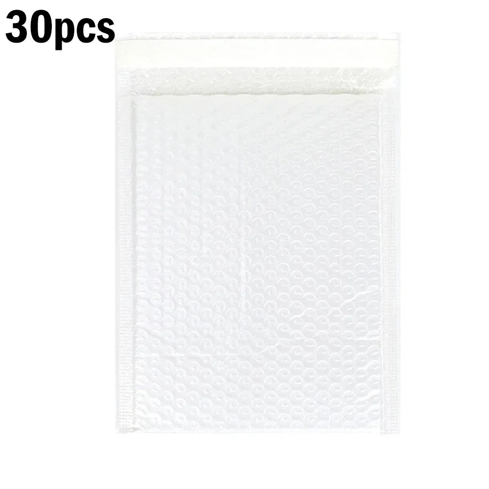 50-10PCS Black/Pink/White Bubble Mailers Delivery Package Packaging Small Business Supplies Bubble Envelopes Packing Bag Mailer