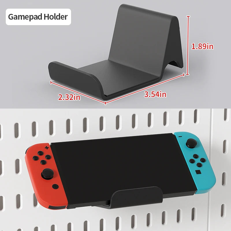 Desktop Standing Pegboard For Home And Office Use. Freely Combinable Accessories For Organizing Stationery.