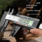 150mm 100mm Electronic Digital Caliper Carbon Fiber Dial Vernier Caliper Gauge Micrometer Measuring Tool Digital Ruler