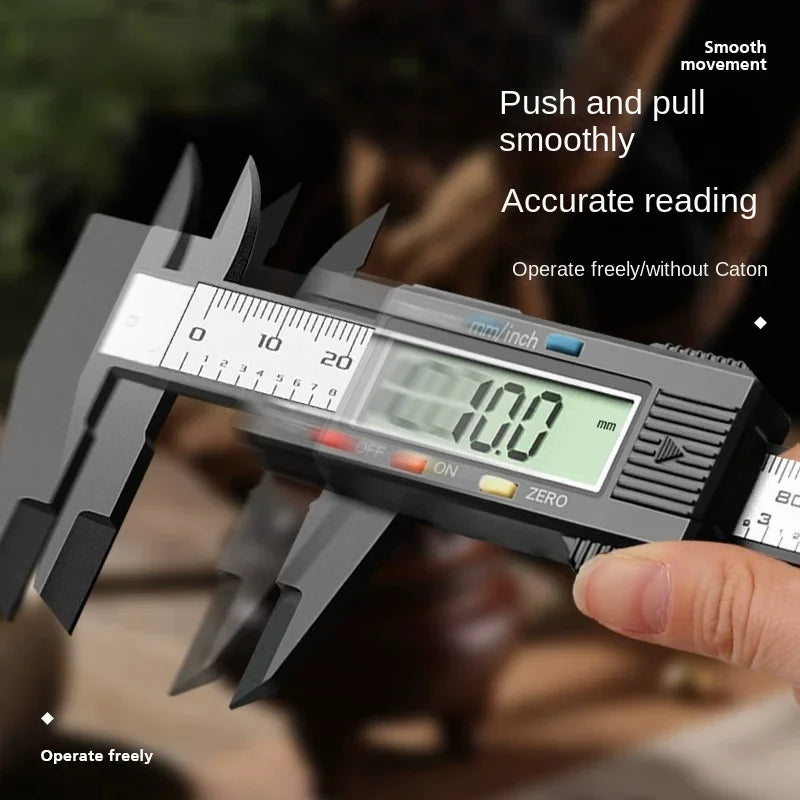 150mm 100mm Electronic Digital Caliper Carbon Fiber Dial Vernier Caliper Gauge Micrometer Measuring Tool Digital Ruler