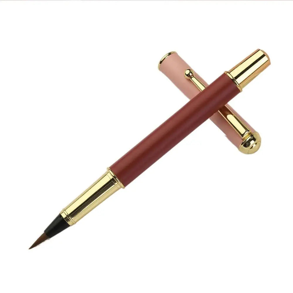 High Quality Drawing Soft Hair Artist Metal Penmanship Brushes Calligraphy Pen Brushes Chinese Brushes Painting Pens