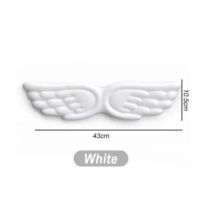 Keyboard Mouse Wrist Rest Angel Wing Memory Foam Mouse Pad Set Wrist Support Ergonomic Non-Slip for Computer Laptop Easy Typing