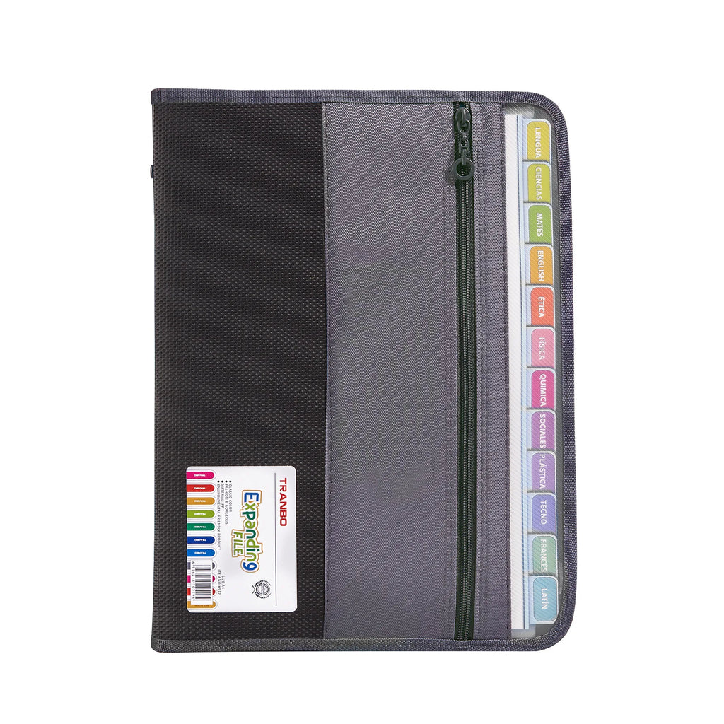 Expanding File Organizer 13 Pocket Accordion A4 Document Ziper Folder Bag Hot Style
