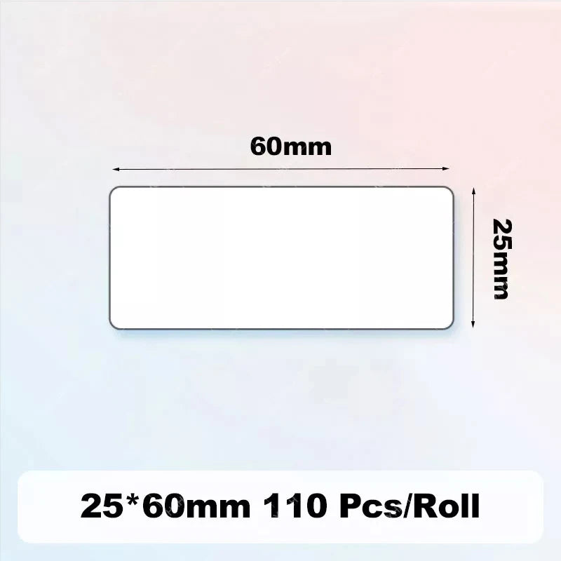 NIIMBOT D101 Label Paper No Ink Label Maker Thermal Price Date Clothing Sort Sticker Waterproof Tags for Home Office Shop Use