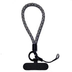 Phone Lanyard Wrist Strap Woven Phone Lanyard Creative Keychain Hanging Rope Anti-lost Security Wristband Universal Short Rope